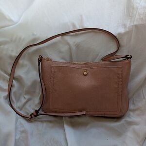Lauren Conrad Elegant Pinkish Leather Crossbody Bag